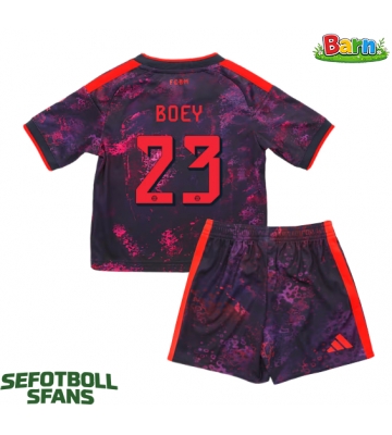 Bayern Munich Sacha Boey #23 Tredjeställ Barn 2026-27 Kortärmad (+ Korta byxor)